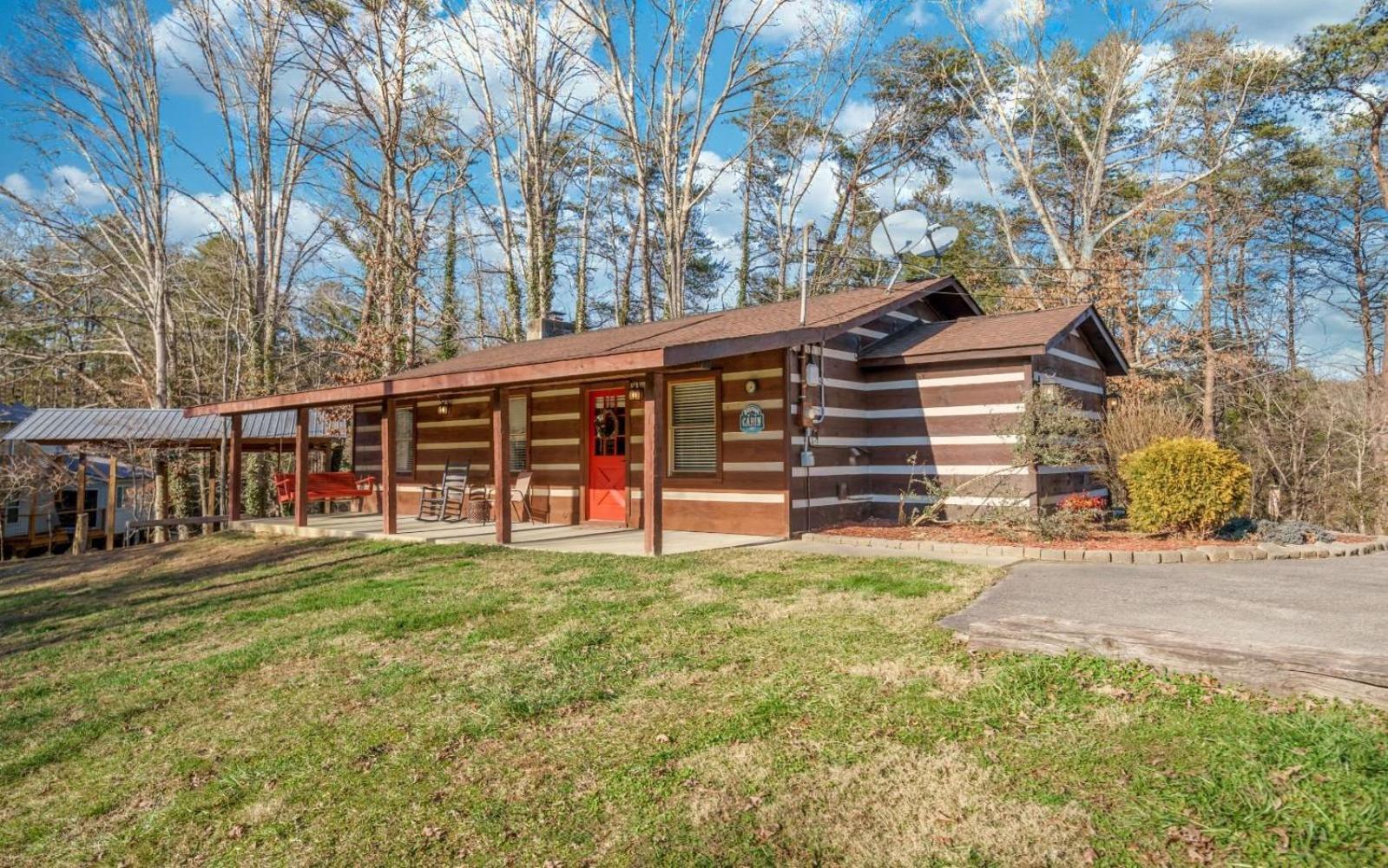 Wooded Bliss Hot Tub Single Level Cabin With No Steps Rocking Chairs And Wooded Views Pigeon Forge Kültér fotó